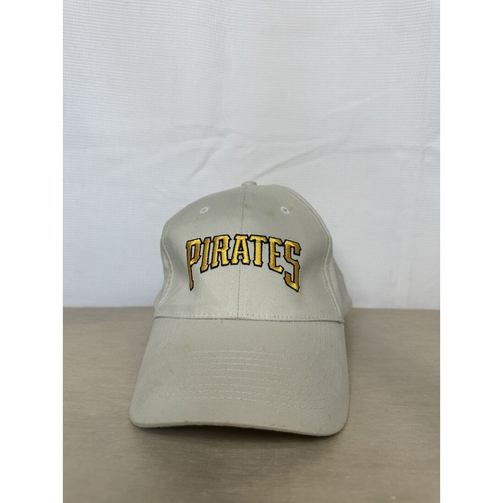 Pittsburgh Pirates Vintage Beige Adjustable Hat